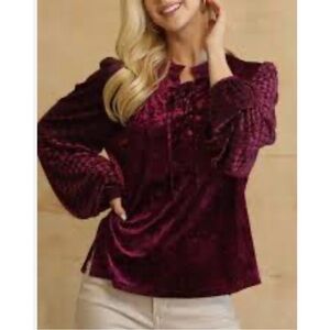 Sundance Velvet Plum Blouse